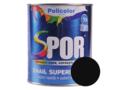 Email ultralucios Spor, pentru metal, interior/exterior, pe baza de rasini alchidice, negru, 0.75 l