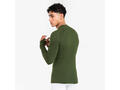 Bluză de fotbal termică fără cusături cu mânecă lungă Keepdry Kaki unisex - S