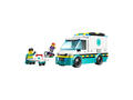 LEGO City - Ambulanta de urgente 60451, 184 piese