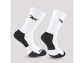 Set 3 perechi șosete de fitness lungi, alb, adulți - 43/46