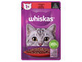 Whiskas hrana umeda pentru pisici adulte, cu vita in sos 85g