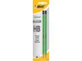 Set 2 creioane HB din grafit BIC Criterium 550, Verde