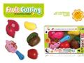 Set fructe si legume cu arici, plastic, Multicolor