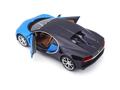 Masinuta Maisto Kit Asamblare Model Bugatti Chiron, 1:24, Albastru