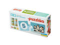 Puzzle din lemn, Cubika, Numara animalutele, 20 piese