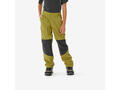 Pantalon Modulabil Drumeție MH500 Kaki-Galben Copii 7-15 ani