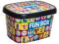 Cutie depozitare cu capac 25 L, Fun Box