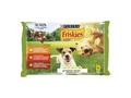 Friskies Adult, hrana umeda pentru caini, cu vita, pui sau miel 4 x 100 g