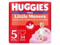 Scutece chilotel Huggies Little Movers Jumbo  Fetite (nr 5), 34 buc, 12-17 kg