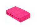 Husa saltea Jersey fucsia, cu elastic, bumbac 100%, 100 x 200 cm