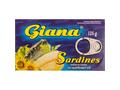 Giana conserva de sardine in ulei si suc propriu 125g