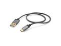 Cablu date HAMA USB,Type-C, 173636, 1.5m, Anthracite