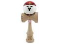 Jucarie de indemanare din lemn, Kendama X, Flippy, Rege, Super Sticky Legendary, Big Cups V2, 18 cm, Maro