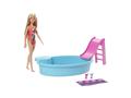 Set de joaca Papusa Barbie cu piscina