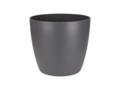 Masca ghiveci din plastic Brussels round, antracit, diametru 20 cm