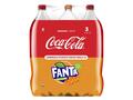 Coca-Cola 2X2L + Fanta Portocale 1X2L PET