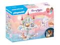 Set constructie Playmobil Castelul Curcubeu in nori 71359, 114 piese