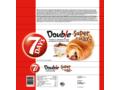 7Days Double Super Max Croasant cu crema cu cacao si crema cu aroma de vanilie 110g