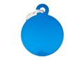 Medalion tag MyFamily Rotund Aluminiu L Blue 51735