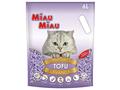 Asternut igienic pentru pisici Miau Miau, tofu, lavanda, 6 L