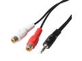 Cablu audio Jack M/RCA F Poss PSAUD26