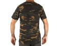 Tricou 100 Camuflaj Woodland Maro Bărbațiundefined