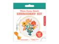 Mini kit goblen - Mini Cross Stitch Embroidery Kit - Flowers