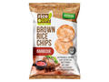 Chips din orez brun integral cu aroma de barbecue 60 g Rice Up