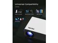 Videoproiector Vivibright D5000, 8800 lumeni, WIFI, 1920*1080 Full HD, 2x HDMI, 2 x usb, 1 x VGA 2 x boxe 10W integrate, D5000