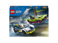 LEGO City - Urmarire cu masina de politie si masina puternica 60415, 213 piese