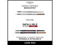 Creion pentru sprancene cu varf ultra-precis L'Oreal Paris Infaillible 24H Brows, Blonde, 5 g