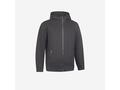 Bluză cu glugă și fermoar negru Bărbați - 3XL