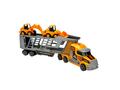 Set transportator cu utilaje de constructii Maxx Wheels, Galben, 45 cm