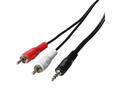 Cablu audio Jack/RCA Poss PSAUD16 3m