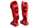 Protecţie tibie și Picior Karate 900 Roșu  - L