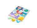 Puzzle din lemn, Fisher Price, Spatiu, 42 piese, HXY42