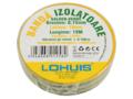 Banda izolatoare electrica PVC Lohuis, verde - galben, 19 mm, rola 10 m