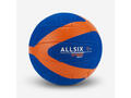 Minge Volei Soft V100 230 - 250 g Albastru-Portocaliu Copii 10-14 ani