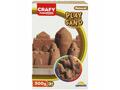 Nisip kinetic, Crafy, Play Sand, 500g, Natural