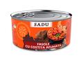 SADU fasole cu costita afumata 400g