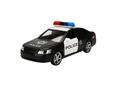 Masina de politie cu lumini si sunete, Maxx Wheels, 24 cm, Negru