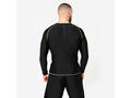 Bluză Rashguard pentru MMA și grappling Negru-Galben Bărbați - M
