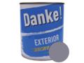Email Danke uscare rapida, pentru metal, lemn, zidarie, exterior/interior, gri metal, lucios, 0.75 l
