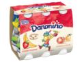 Iaurt de baut capsuni banane piersici caise 6x100g Danonino