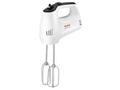 Mixer de mana Tefal HT310138, 300W, 5 Viteze, Functie Turbo, 2 Accesorii pentru aluat, 2 teluri, Alb