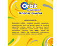 Orbit Refreshers Tropical guma de mestecat fara zahar cu indulcitori si arome de fructe 30 buc 67g