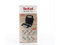 Sandwich-maker Tefal SW701110, 850W, 2 seturi de placi detasabile, Alb/Gri