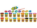 Kit plastilina cu 18 cutii si 16 accesorii PLAY-DOH Super Culori, Multicolor