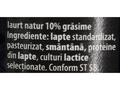 Iaurt natural 10% grasime Zuzu Max 125 g