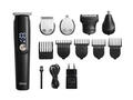 Aparat de tuns multifunctional Qilive Q.7212 Multigroomer 5in1, autonomie 90 minute, afisaj digital, negru